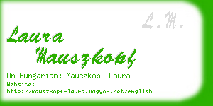 laura mauszkopf business card